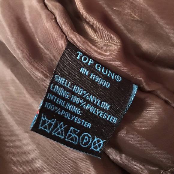 Tommy Top Gun Bomber aviator military jacket 6 - Picture 8 of 8